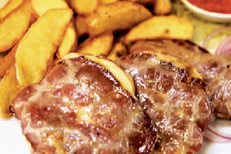 Lungić u maramici s vratinom i sirom s krumpirom